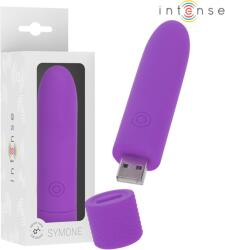 Intense, Intense Fun Toys Intens - Symone Bullet Vibrant Reîncărcabil Usb 8 Vibrații Mov 10 X 2.2 Cm