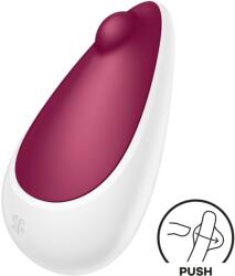 SATISFYER, SATISFYER VIBRATOR Satisfyer Spot On 3 Berry - Stimulator Clitoridian Reîncărcabil cu 12 Moduri de Vibrație, Impermeabil din Silicon Vibrator