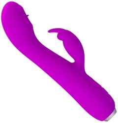 Pretty Love PRETTY LOVE - Rachel, Vibrator cu Limbă Vibrantă și Ventuză, 12+3 Funcții și Memorie, Silicon, Violet Vibrator