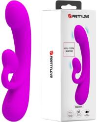 Pretty Love PRETTY LOVE - Sincere, Vibrator Clitoridian cu Paletă Perișori și 10 Funcții, Silicon, Violet Vibrator