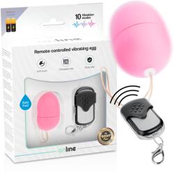 ONLINE - Ou Vibrant S cu Telecomandă și 10 Moduri, ABS, 5 cm, Roz