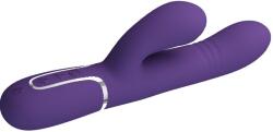 Pretty Love PRETTY LOVE - Vibrator Rabbit Multifuncțional cu 7+7+4+4 Funcții și Thrusting, Silicon, Violet Vibrator