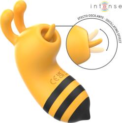 INTENSE, INTENSE FUN TOYS INTENSE - Maya, Stimulator Clitoridian cu Limbă Rotativă 360°, Design Albină, Galben Vibrator