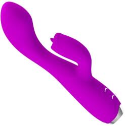 Pretty Love PRETTY LOVE - Gloria, Vibrator Rabbit cu 2 Motoare, 12+3 Funcții și Memorie, Silicon, Violet Vibrator