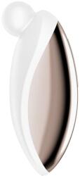 SATISFYER, SATISFYER VIBRATOR SATISFYER - Spot On 2, Vibrator Lay-On Clitoridian cu Vârf Flexibil și 12 Programe, Silicon, Alb Vibrator