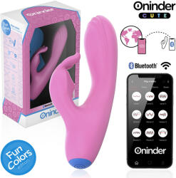 ONINDER CUTE - Vibrator Rabbit cu Stimulare Duală G-Spot și Clitoris, Aplicație Gratuită Vibrator