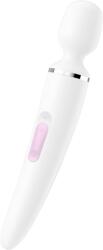 Satisfyer, Satisfyer Wand Satisfyer Wand-er Woman - Vibrator wand XXL alb cu 50 combinații de vibrații IPX7 Vibrator
