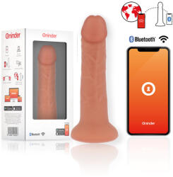 ONINDER - Vibrator Dildo Mediu Bogotá 9 Viteze Natural 20 Cm -o- 4.2 Cm - Aplicatie Gratuită Dildo