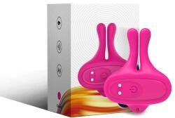 Armony, Armony Stimulators ARMONY - Cleme Vibrante Magnetice pentru Mameloane, Design Iepuraș, Roz