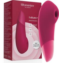 Womanizer - Enhance, Stimulator Clitoridian 2 în 1, Roz Vibrant Vibrator