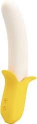 High Tech, Pretty Love Pretty Love - Banana Geek Super Power 7 Vibrații în Sus și în Jos Silicon Negru Vibrator