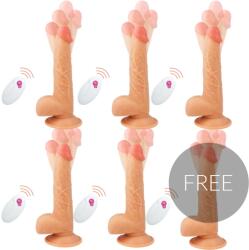 Cyber Silicock CYBERSKIN - Mr John, Vibrator Rotativ Realist cu Telecomandă, 23.88 cm , 5+1 Gratuit Vibrator