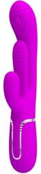 Pretty Love Pretty Love Shania Triple Rabbit Roz - Vibrator Rabbit Multifuncțional cu Vibrații și Mișcare Vibrator
