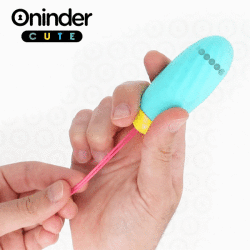 Oninder Cute - Ou Vibrant De Iubire și Plăcere - Geme Din Silicon Rotativ - Aplicatie Globală Gratuită