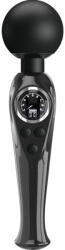 Pretty Love Pretty Love Skyler vibrator wand cu cap flexibil, 10 vibrații, 9 viteze, ecran LCD și USB-C Negru Vibrator