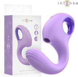 Intense, Intense High Tech INTENS Baxter Violet - Vibrator cu Vibrații și Sucțiune, Reîncărcabil USB, Impermeabil Vibrator