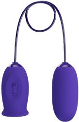 FUN TOYS, PRETTY LOVE PRETTY LOVE - Daisy, Ou Vibrant cu Limbă Stimulatoare și Funcție Memorie, 12 Moduri, Violet