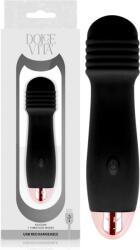 Dolce Vita Three - Vibrator reîncărcabil negru cu 7 viteze, silicon premium Vibrator
