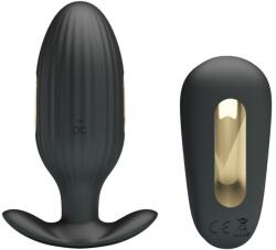 Pretty Love, Remote Control Pretty Love - Kelly Plug Anal Reîncărcabil Vibrator Negru