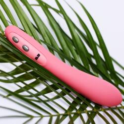 Je Joue - The Wand G-Spot, Vibrator cu Funcție Căldură, 3 Viteze și 7 Modele, Silicon, Roz Vibrator