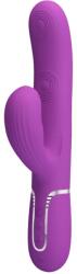 Pretty Love PRETTY LOVE - Perlita, Vibrator Rabbit 3 în 1 cu Tapping și Thrusting, Violet Vibrator