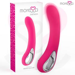 Moressa - Nelson, Vibrator pentru Punctul G cu LED și 12 Moduri, Silicon Medical Vibrator