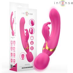 Intense, Intense High Tech INTENSE - Winona, Vibrator Iepuras Dublu 2 în 1, Rabbit și Wand Vibrator