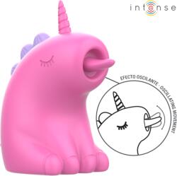 Intense INTENSE - Pinkie, Stimulator Clitoridian cu Limbă Rotativă 360°, Design Unicorn, Fucsia Vibrator