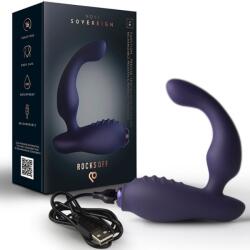 Rocks-Off NOVA SOVEREIGN - Vibrator Reîncărcabil pentru Prostată și Perineu, 16 Funcții, Albastru Vibrator