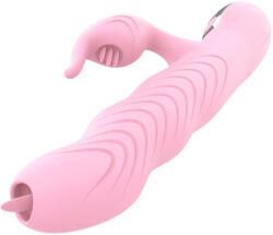 Armony ARMONY - Marcia, Vibrator cu Două Limbi și Efect de Căldură, Roz Vibrator