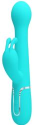 High Tech, Pretty Love Pretty Love - Dejon Rabbit Vibrator 3 în 1 Multifuncțional Aqua Verde Vibrator