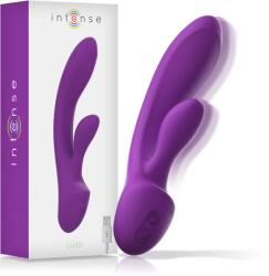Intense INTENSE - Luigi, Vibrator Rabbit din Silicon Lichid cu 2 Motoare, 10 Moduri, Violet Vibrator