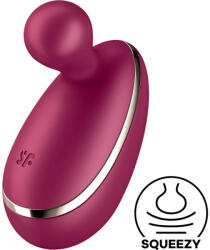 SATISFYER, SATISFYER VIBRATOR SATISFYER - Spot On 1, Stimulator Clitoridian cu Vârf Intensificat, 12 Moduri, Berry Vibrator
