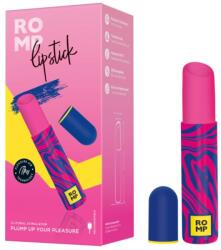 ROMP RUJ - Vibrator Ruj Discret cu Stimulare Clitoridiană, 7 Niveluri Vibrator