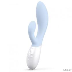 LELO - Ina 3, Vibrator Rabbit cu 10 Moduri și +30% Putere, Silicon Biocompatibil, Albastru Deschis Vibrator