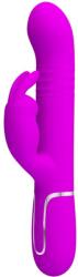 Pretty Love PRETTY LOVE - Coale Pearls, Vibrator Rabbit 4 în 1 cu Bile Rigide, 7+4+4 Funcții și Buton Climax, Violet Vibrator