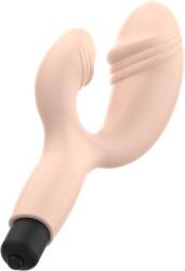 OHMAMA, OHMAMA STIMULATING OHMAMA - Classic Rabbit Vibrator, Rabbit cu Stimulator G-Spot și Clitoridian, Silicon, Flesh, Ediție Crăciun Vibrator