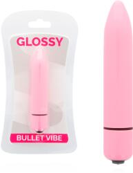 Glossy - Brilliant Thin, Vibrator Subțire 17.500 RPM, Rezistent la Apă, Roz Închis Vibrator