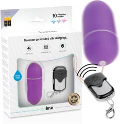 ONLINE - Ou Vibrant cu Telecomandă și 10 Moduri, ABS, 8 cm, Violet