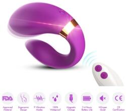 ARMONY, ARMONY FOR COUPLES ARMONY - Crescent, Vibrator pentru Cupluri cu Telecomandă, Violet Vibrator