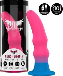MYTHOLOGY, MYTHOLOGY FANTASY DILDO MYTHOLOGY - Kuno Utopia S, Dildo Anal Vibrant cu 2 Proeminențe și WATCHME, 13 cm, Multi Vibrator