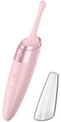 SATISFYER, SATISFYER VIBRATOR SATISFYER - Twirling Delight, Stimulator Clitoridian cu Vârf Rotativ, 40 Combinații, Roz Vibrator