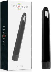 Intense INTENSE - Vito, Vibrator Clasic Compact cu Vibrații Puternice, 17 cm, Negru Vibrator