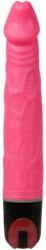 LyBaile - Vibrator Multispeed cu Șanț Venos și Viteză Variabilă, TPR, 21.5 cm, Roz Vibrator