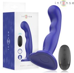 Intense, Intense Remote Control Intens - Vibrator Scurt Cu Cupă De Sucție Control Remot Blue Vibrator