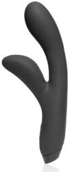 Je Joue - Hera Flex, Vibrator Rabbit Flexibil cu Body Flex și 2 Motoare, Negru Vibrator