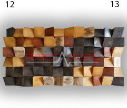 Perfect Acoustic Art nagy kockás akusztikai diffúzorok 60x60x6cm- 12 színben - 4-es színkód , 60x60x6cm Csomagolás nélkül, személyes átvétel