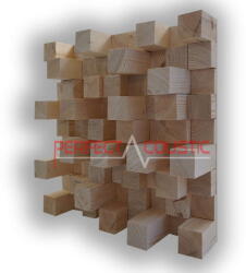 Perfect Acoustic Skyline diffúzor - natúr színben - 1db 60x60x15cm Csomagolva, szállítással