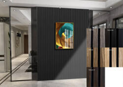 Perfect Acoustic FREJA Dekoratív Akusztikus falpanel 200x60x2, 2cm - Egyedi méretre is levágjuk - 200x60x2, 2cm , Grey Oak