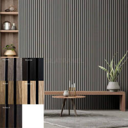 Perfect Acoustic FREJA Zajszigetelő falpanel 200x60x2, 2cm. Egyedi méretre is levágjuk - 100x60x2, 2cm , Black Oak